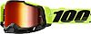 100 Percent Racecraft 2 Neon Yellow, veiligheidsbril gespiegeld