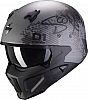 Scorpion Covert-X XBorg Silver, casco modular