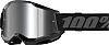 100 Percent Strata 2 Black, Crossbrille verspiegelt