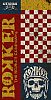 Rokker Check Skull, Multifunktionstuch