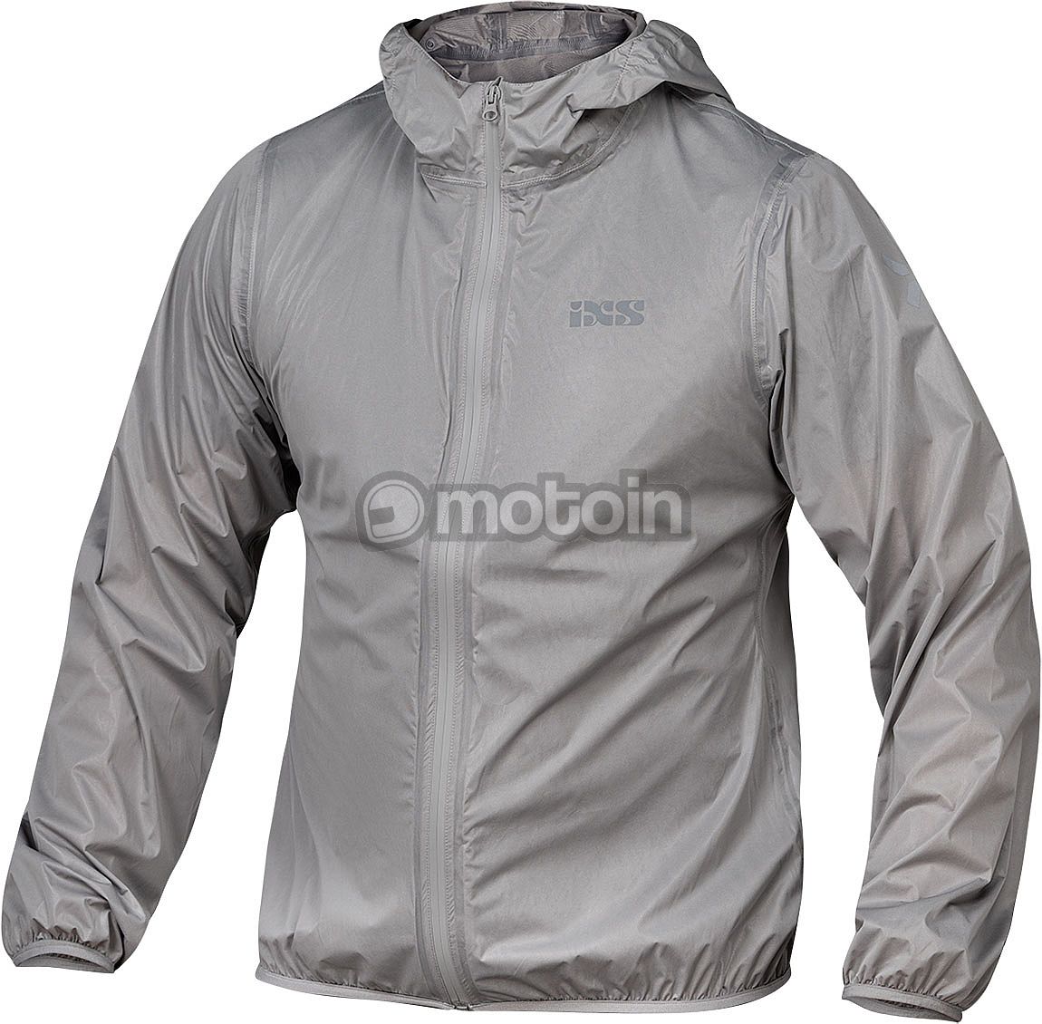 IXS Giacca Da Moto Unisex Evans – Tessuto Nero Con Fodera Termica Staccabile, 4 Aperture Di Ventilazione E Protezioni Spalle/Gomiti
