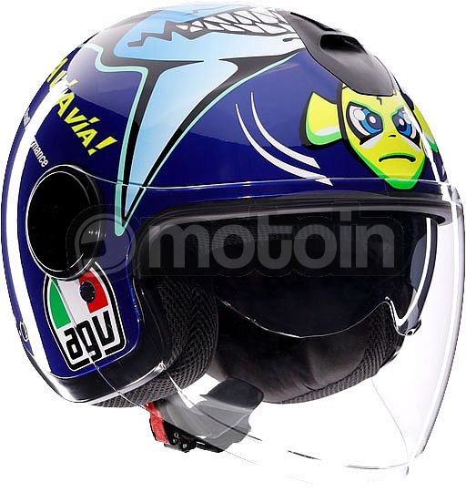 AGV Eteres Rossi Misano 2015, open face helmet