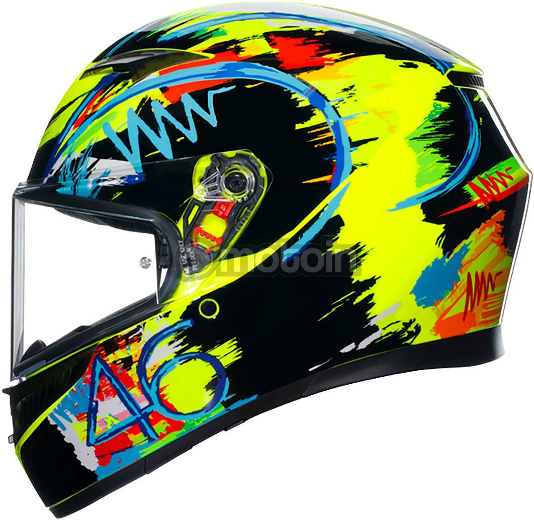 AGV K3 Rossi Winter Test 2019, capacete integral