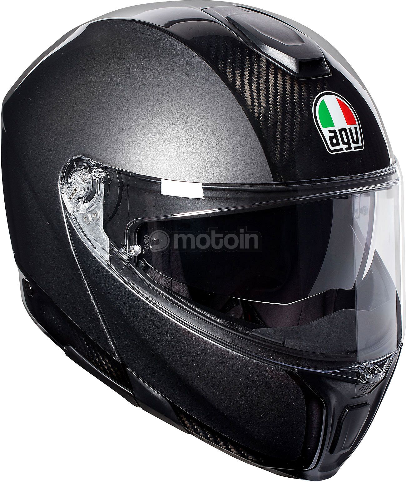 AGV Sportmodular, capacete virado