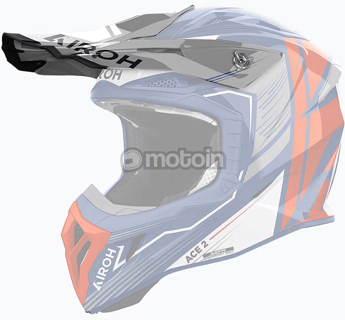 airoh aviator 2.2 helmet peak Chin Mount for Ace 2 this helmet Airoh Aviator 2.2 Peak Double