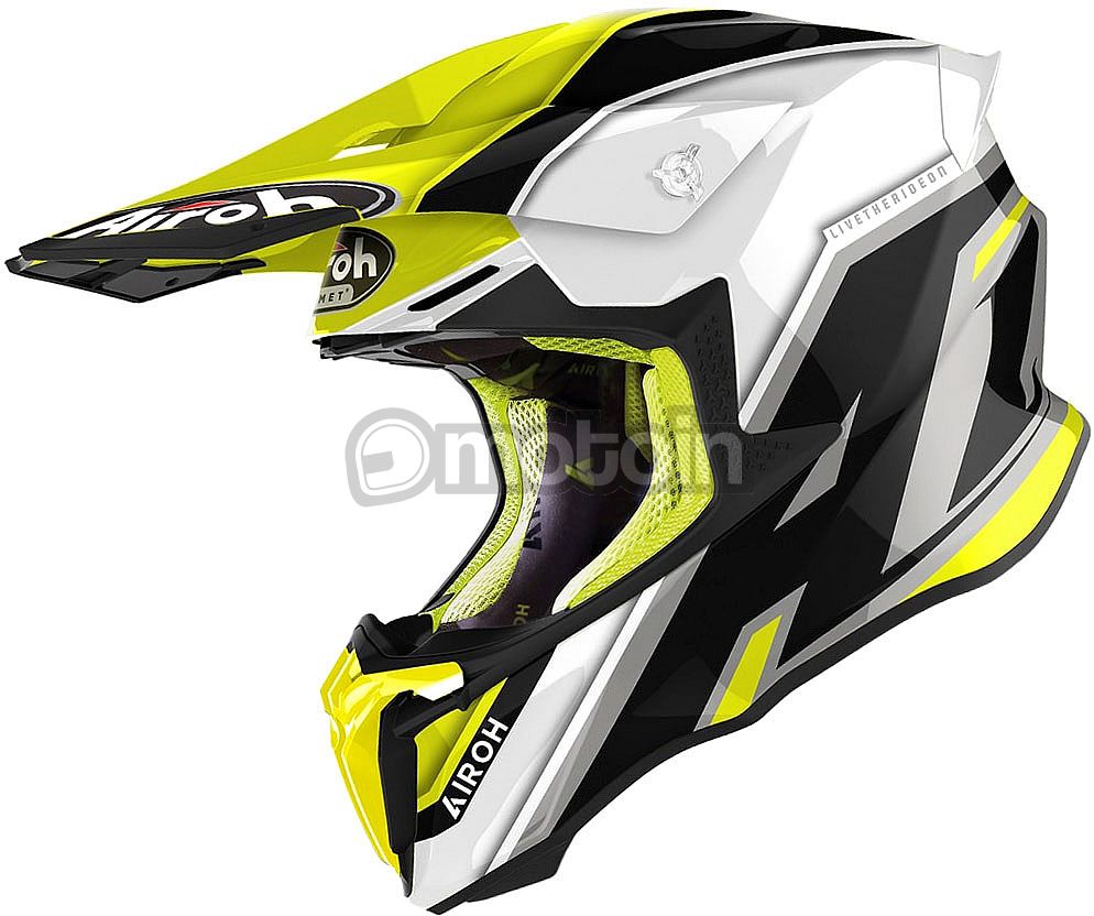 Casco moto Cross Enduro Airoh Twist Freedom Giallo Vendita Online