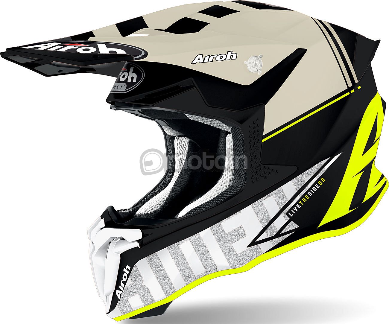 Airoh Twist Freedom Iron Blue MX Helmet Motocross Enduro M 57-58cm 