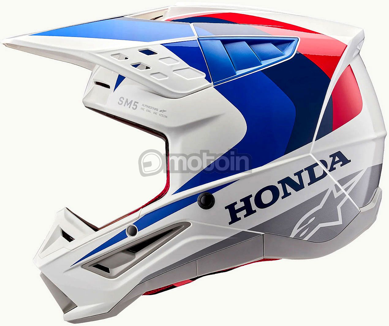 Alpinestars S-M5 Honda, casco cruzado