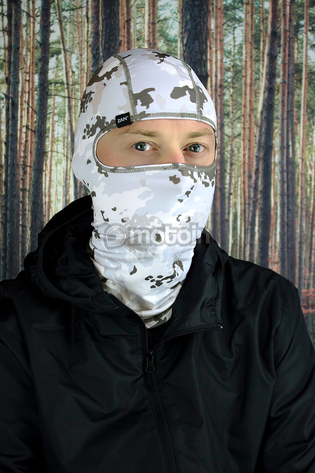 Sturmhaube, Sturmmaske, Balaclava - weiß camouflage 