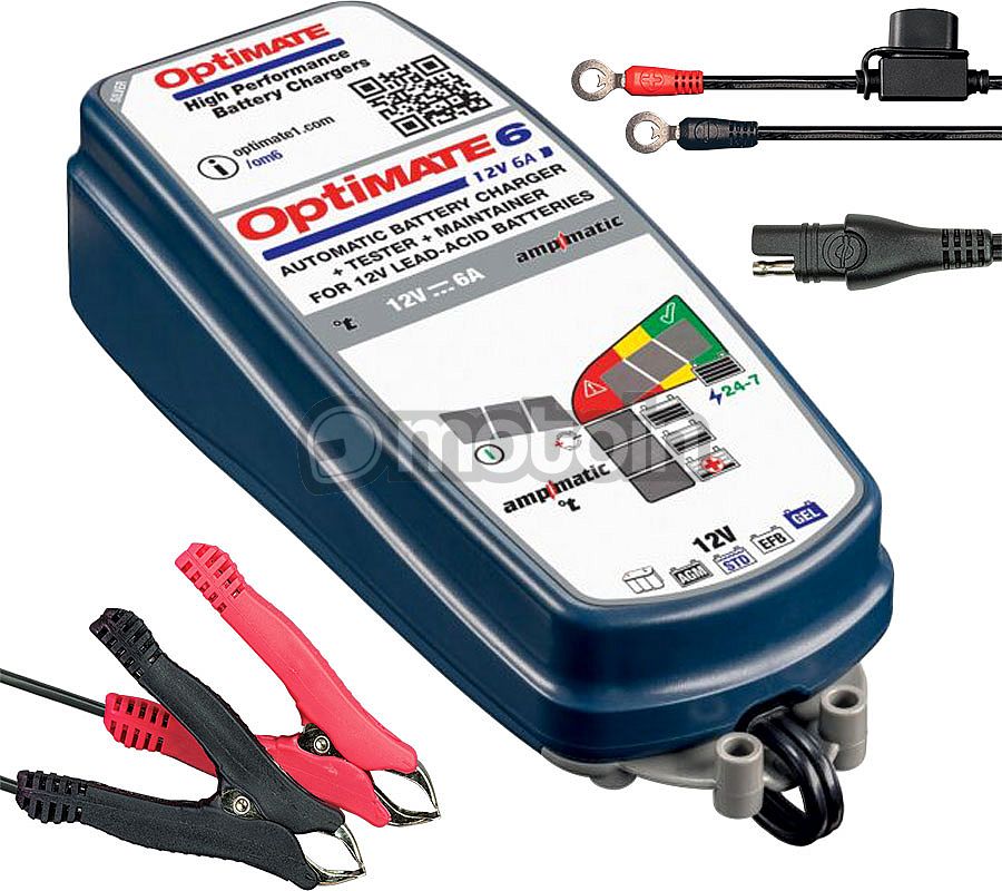Tecmate OptiMate 6 Ampmatic, chargeur