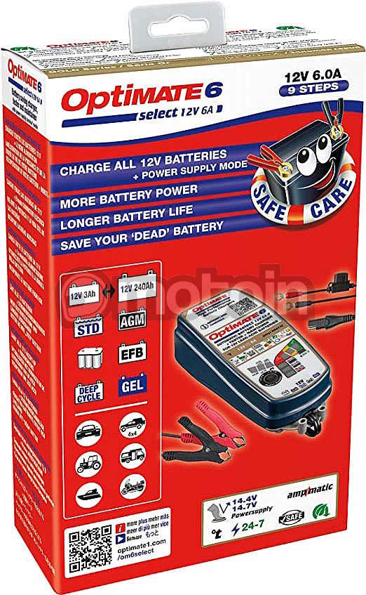 Tecmate Optimate 3 Complete 12V Battery Charger - TM-431