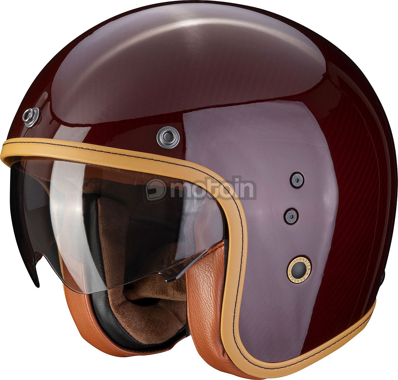 Scorpion Belfast Carbon Evo Solid, open face helmet