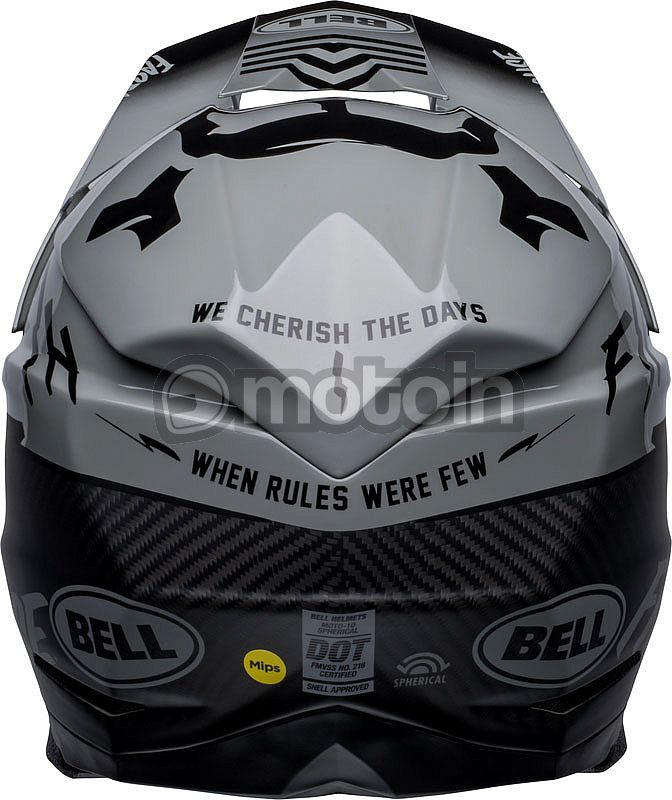 Cross Enduro Motorradhelm Bell MX-9 MIPS FASTHOUSE Schwarz Matt Grau Online-Verkauf  