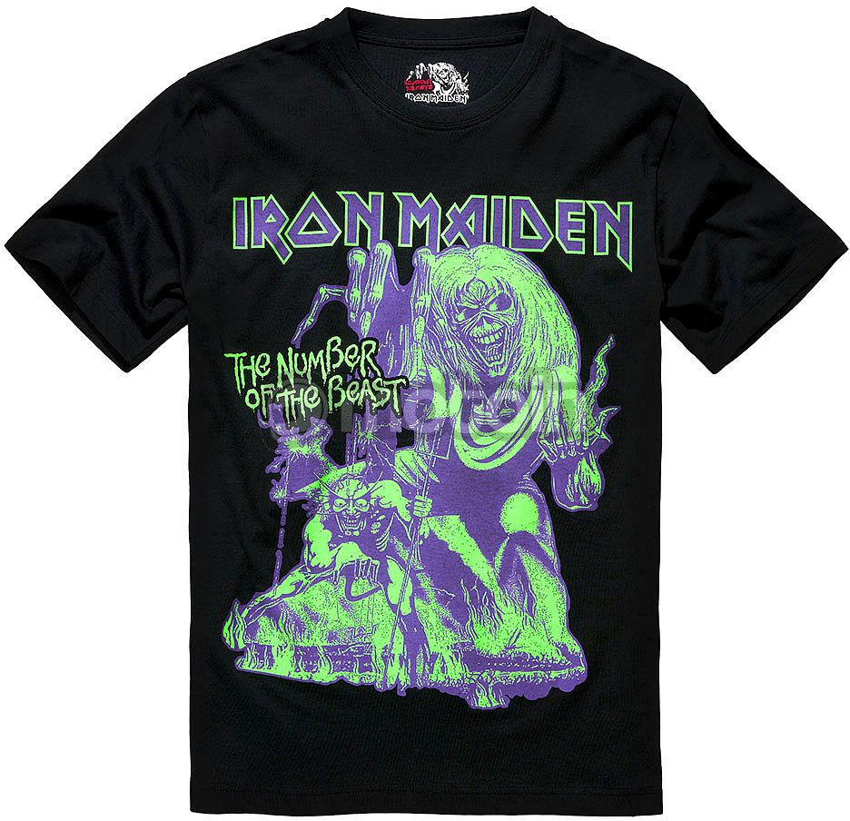 Brandit Iron Maiden Number of the Beast I, camiseta