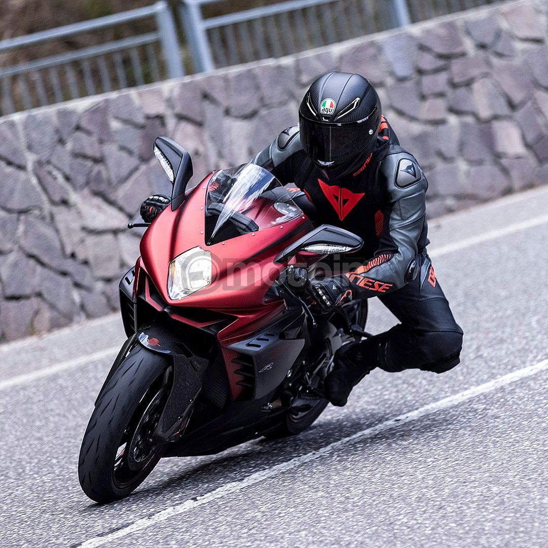 Yamaha Rossi Motorrad Lederkombi