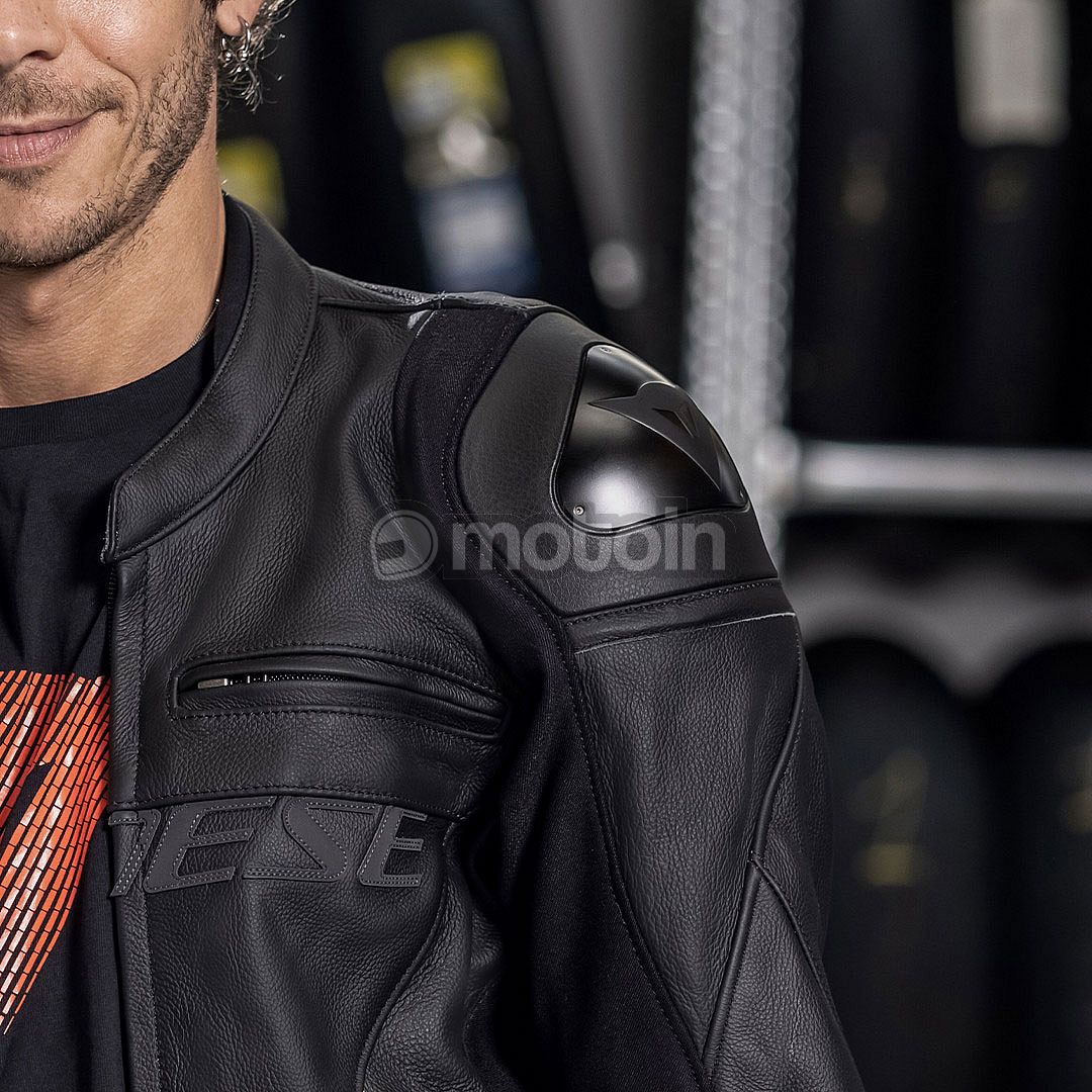 jacket Curb, VR46 Dainese leather