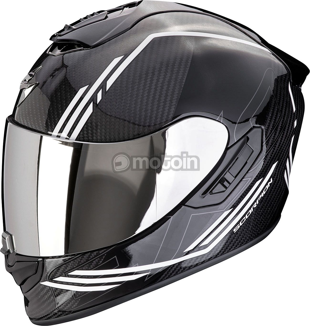 Scorpion EXO-1400 Evo Air II Carbon Reika, встроенный шлем