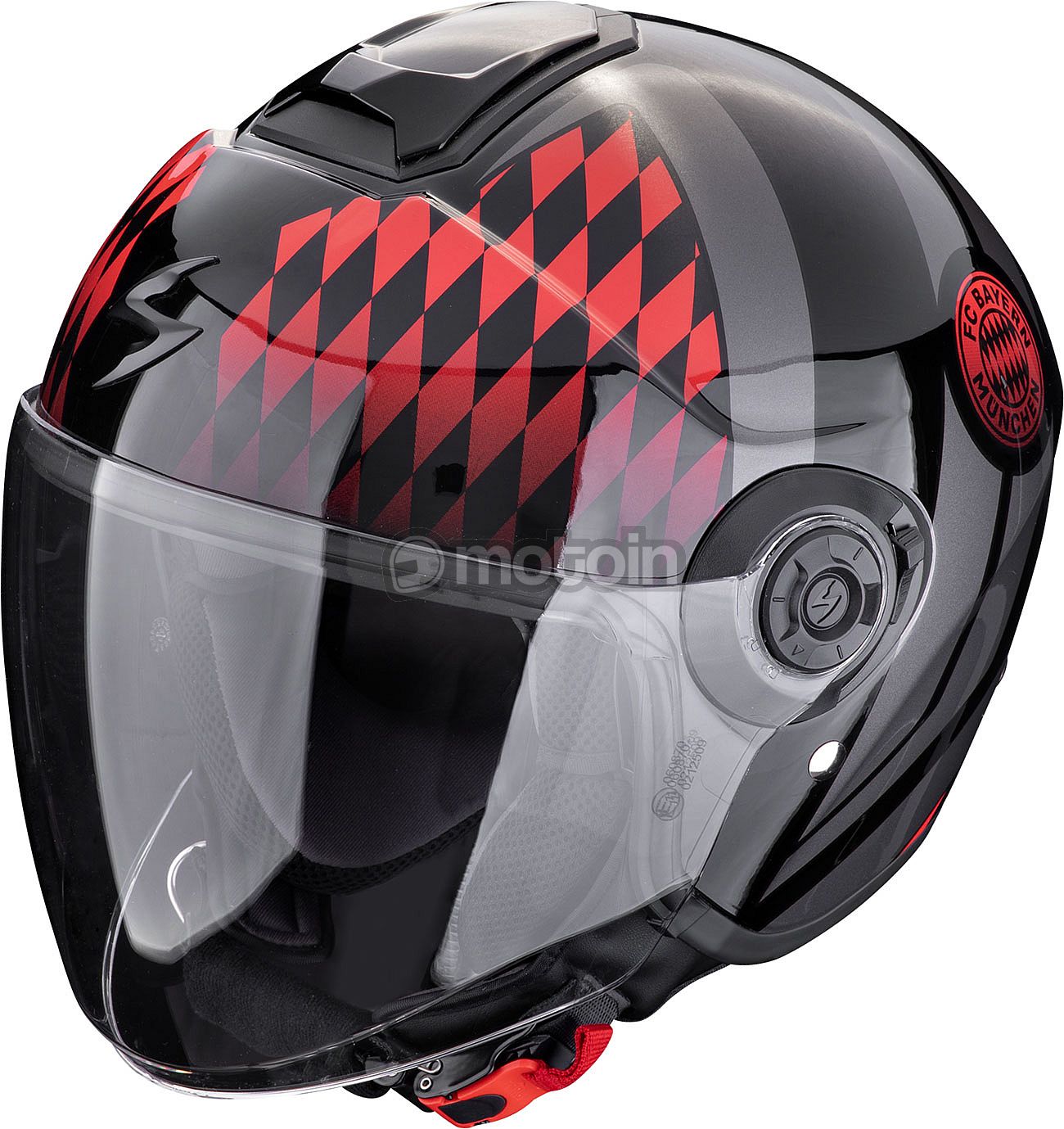 Scorpion EXO-City II FC Bayern, реактивный шлем