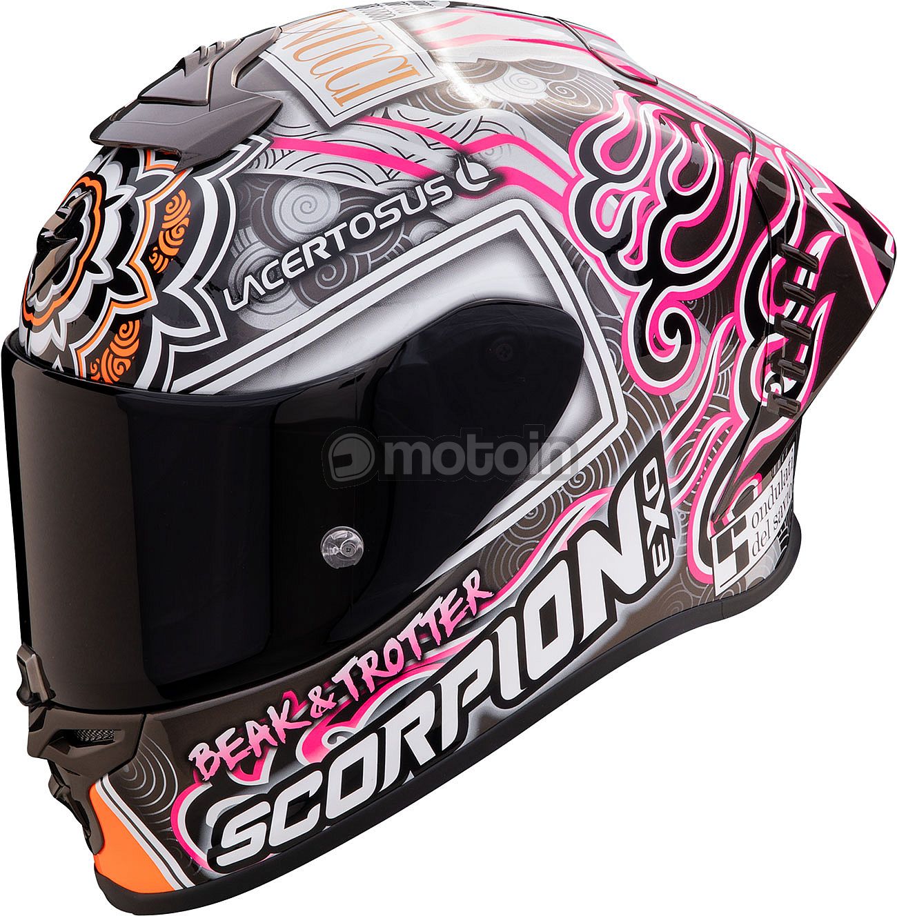 Scorpion EXO-R1 Evo Air FIM 1 Aron Canet, встроенный шлем