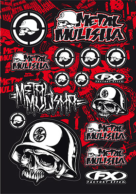 Fx Metal Mulisha, de pegatinas de patrocinadores de motoin.de