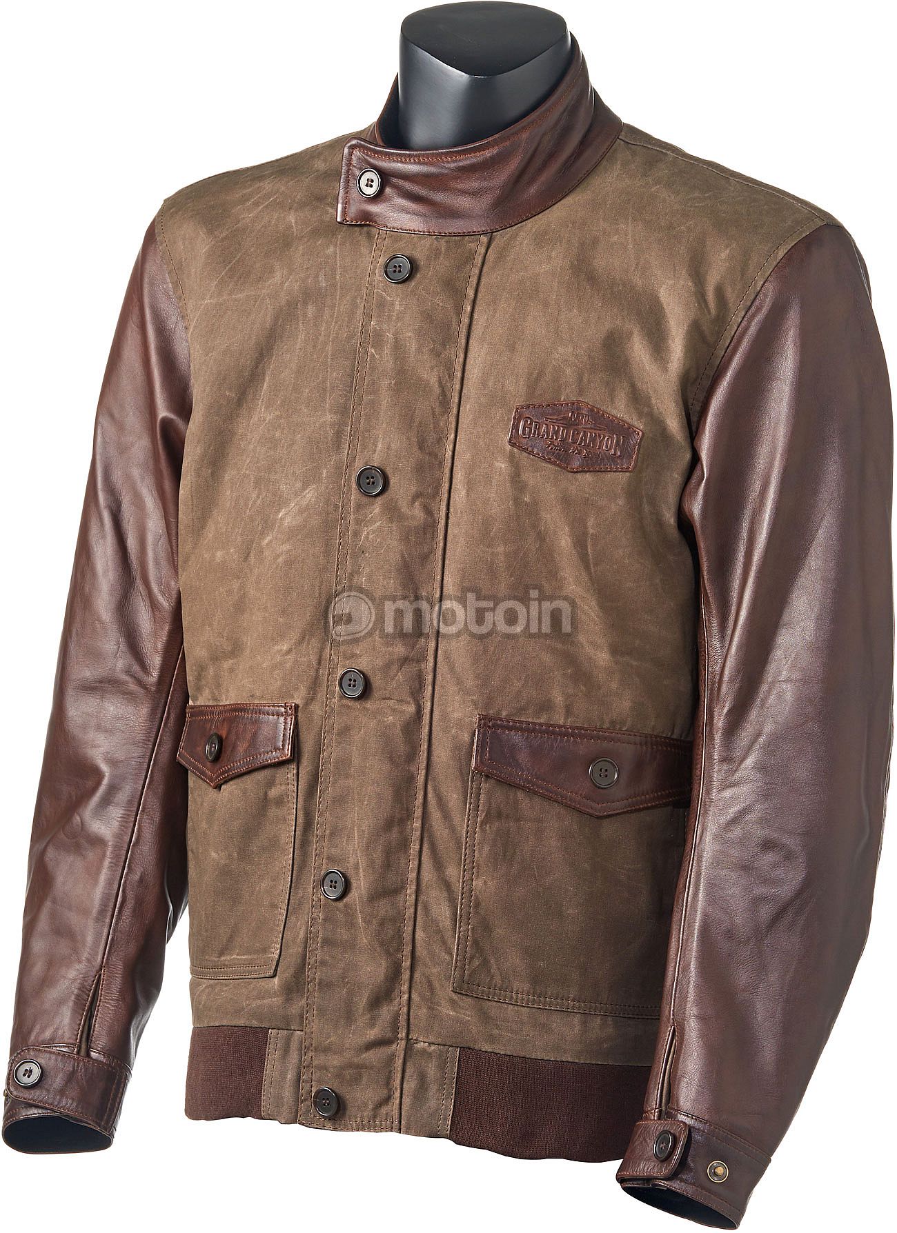 GC Bikewear Hillberry, кожаная текстильная куртка