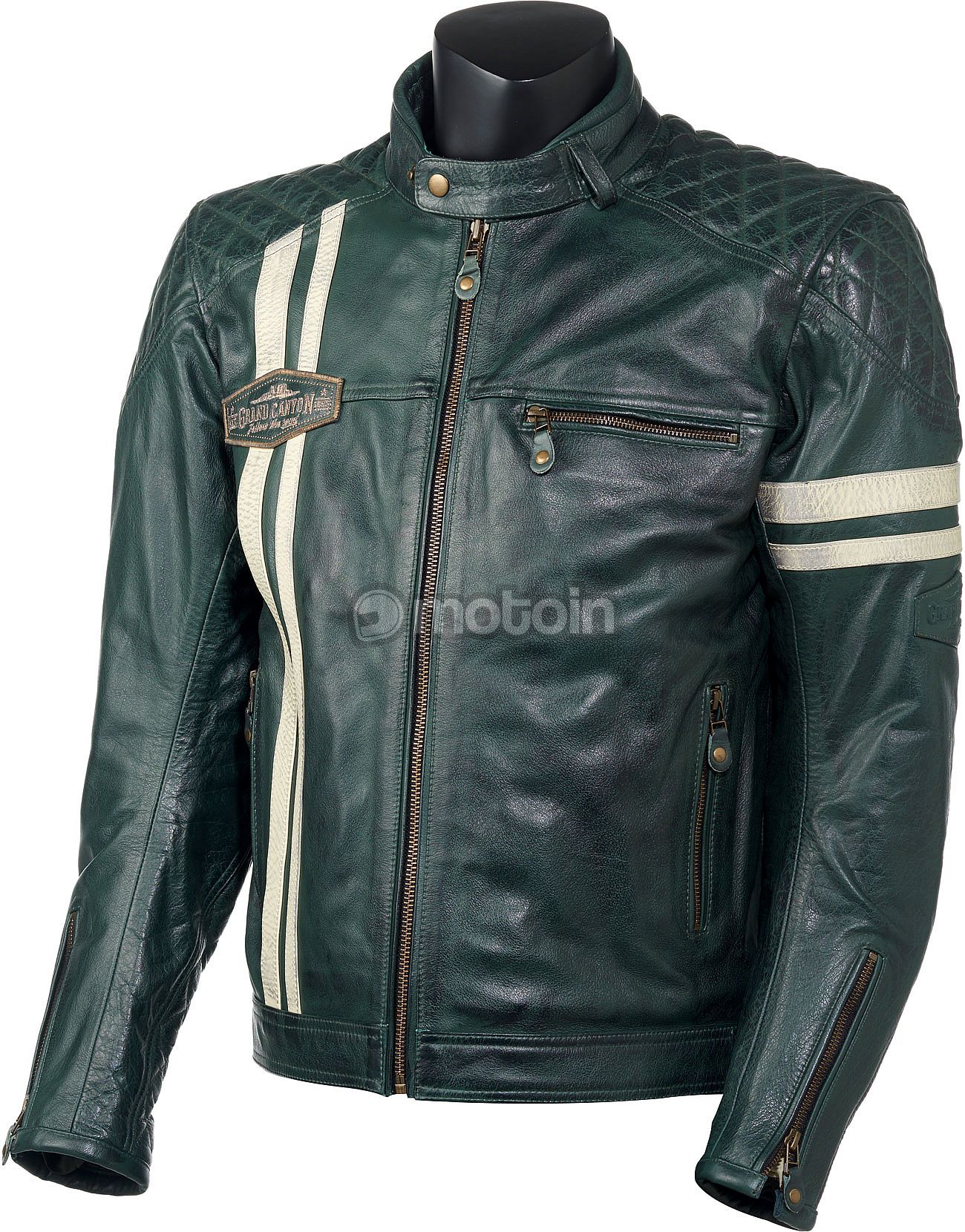 GC Bikewear Kirk, chaqueta de cuero