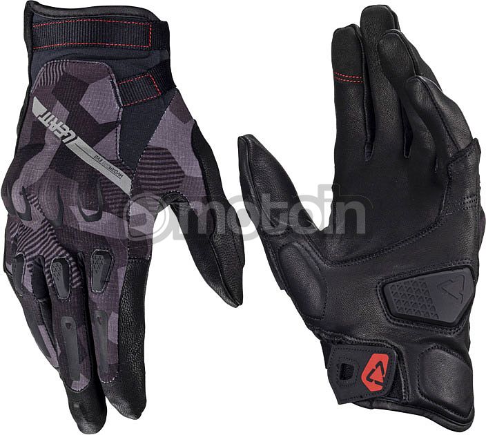 Leatt ADV HydraDri 7.5 Short Camo, guantes impermeables