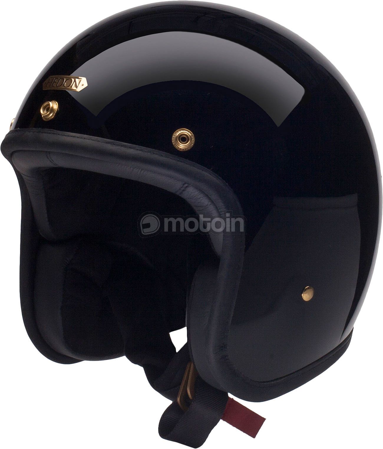 Hedon Hedonist Signature Black ECE, open face helmet - motoin.de