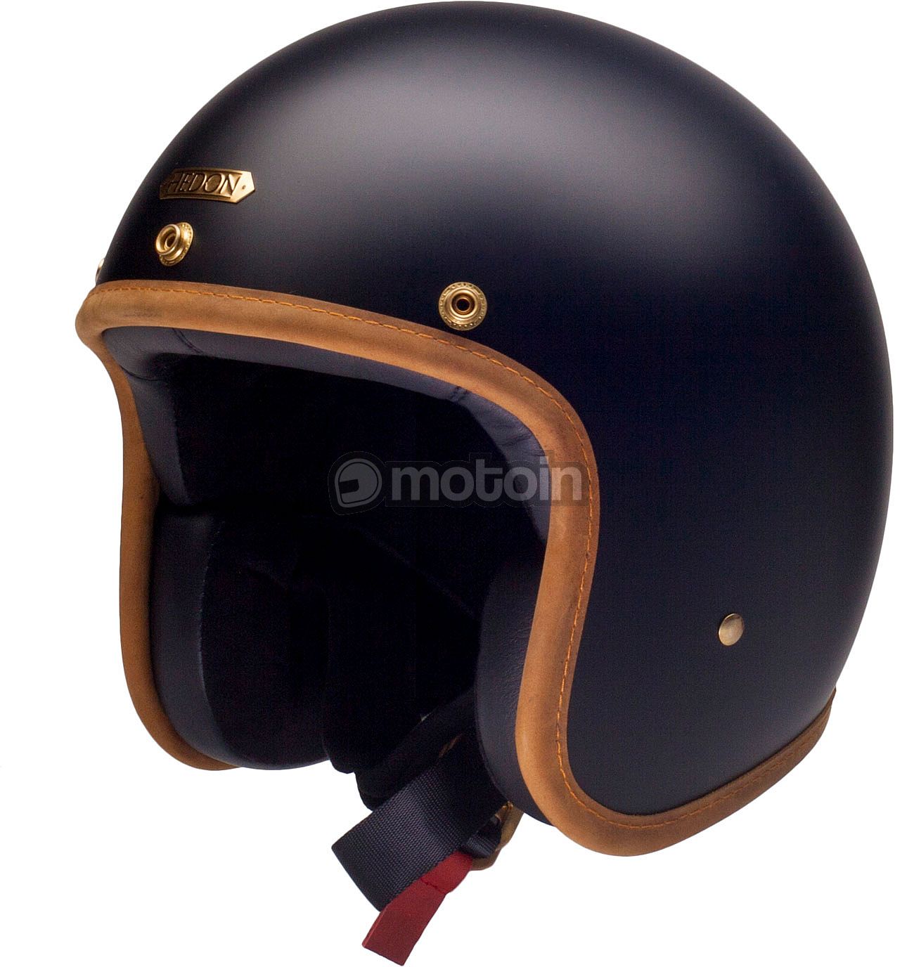 Hedon Hedonist Stable Black ECE, open face helmet - motoin.de