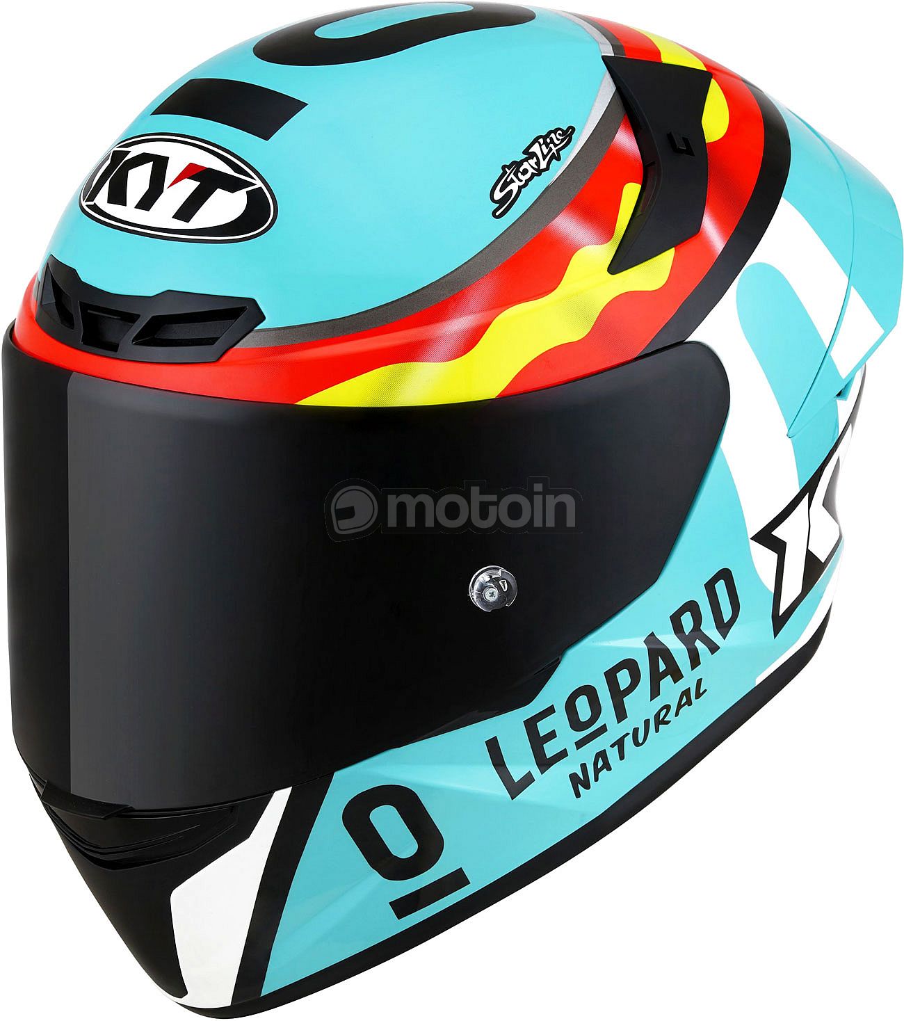 KYT TT-Course Leopard Replica Spaniard, встроенный шлем
