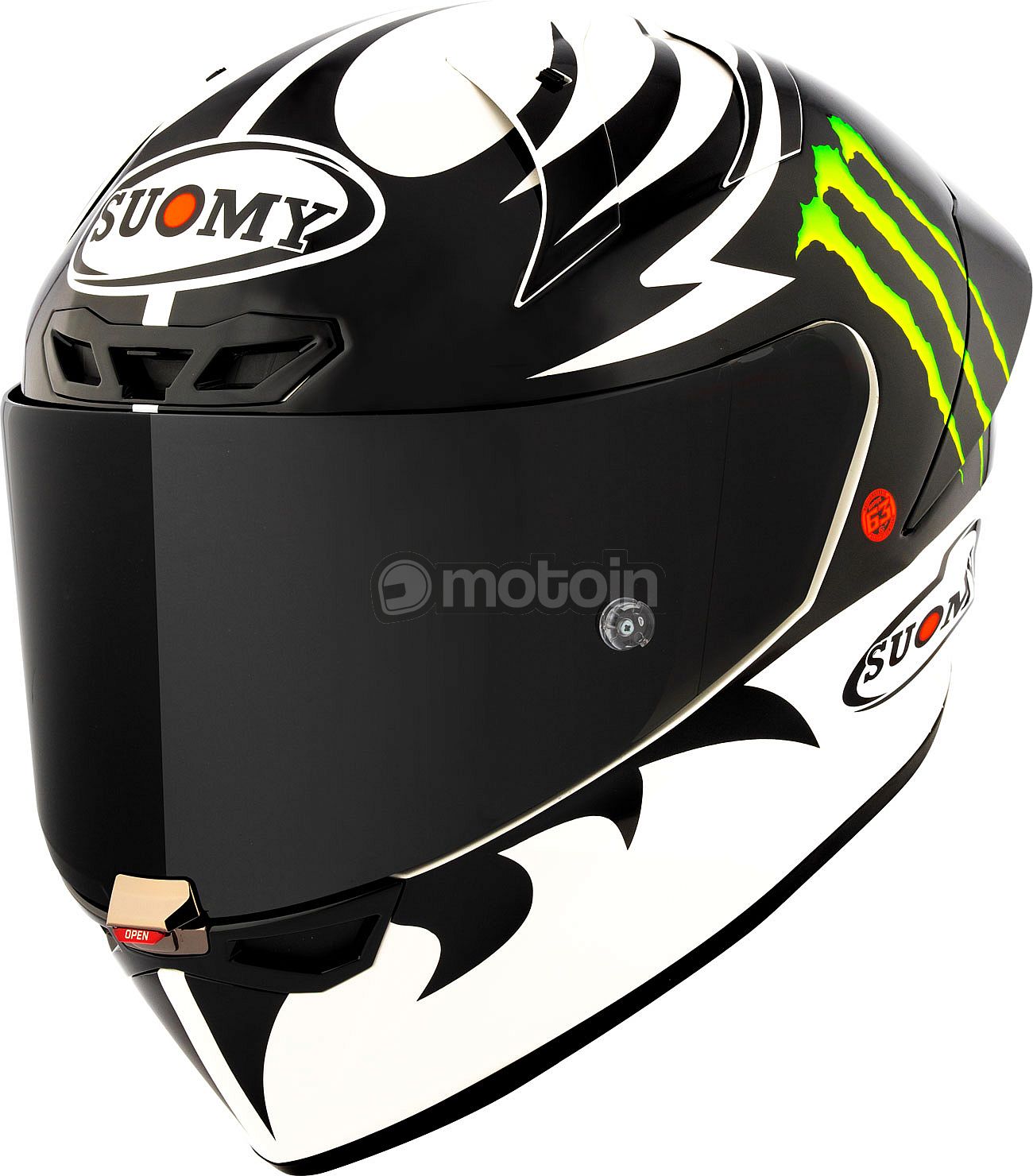 Suomy S1-XR GP Pecco Bagnaia Monster Mugello Replica 2024, full