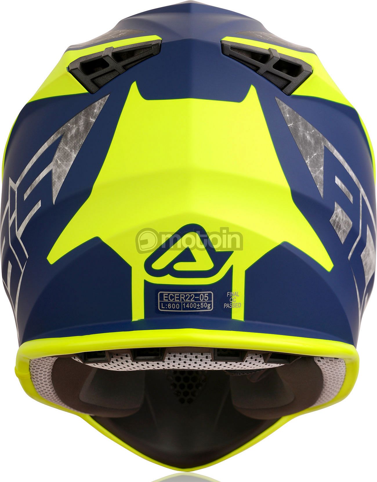 CASCO ENDURO ACERBIS LINEAR WHITE/LIGHT BLUE - ADN Moto Racing