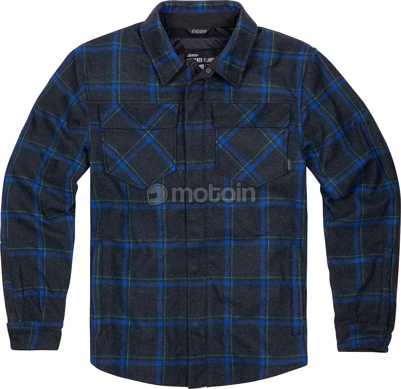 Icon Upstate Riding Flannel, textile jacket