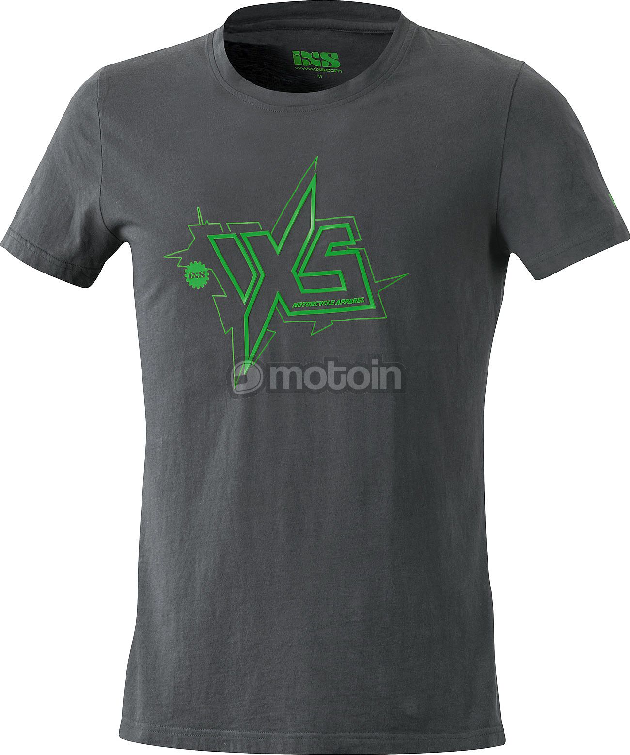 Ixs Jay T-Shirt Tee Gris Verde Para Hombre De Cuello Redondo Informal Motocicleta Moto J&s