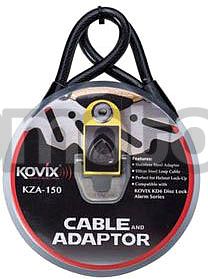Kovix KD6, kabel bezpieczeństwa i zestaw adapterów