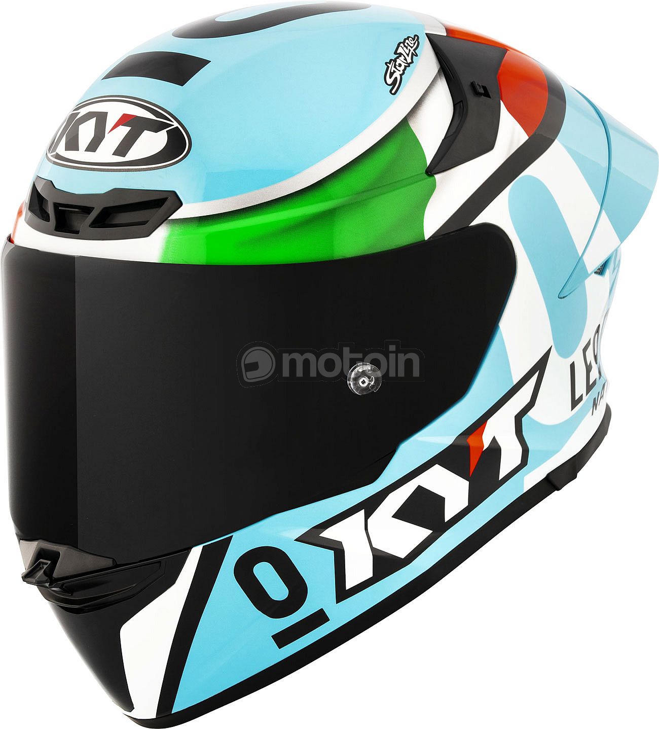 KYT TT-Revo Leopard Replica Tricolore, full face helmet