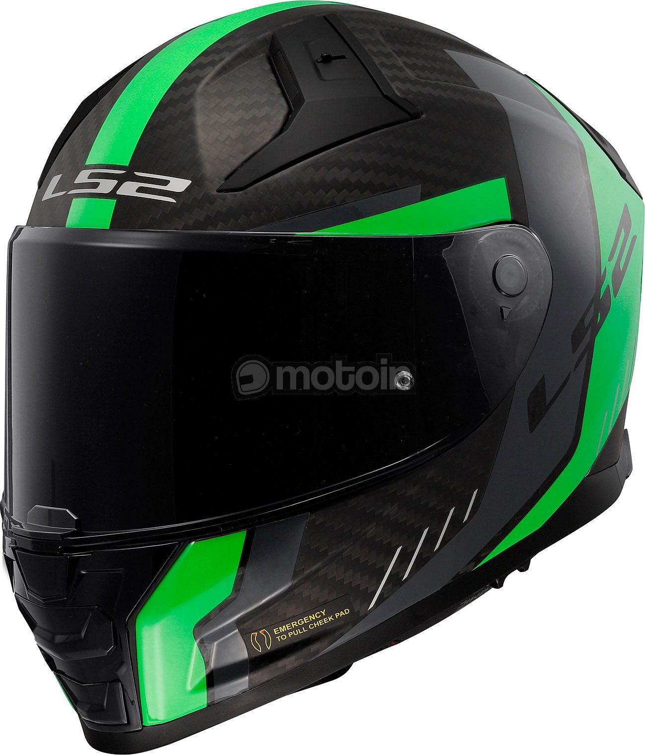 LS2 FF811 Vector II Carbon Grid, capacete integral
