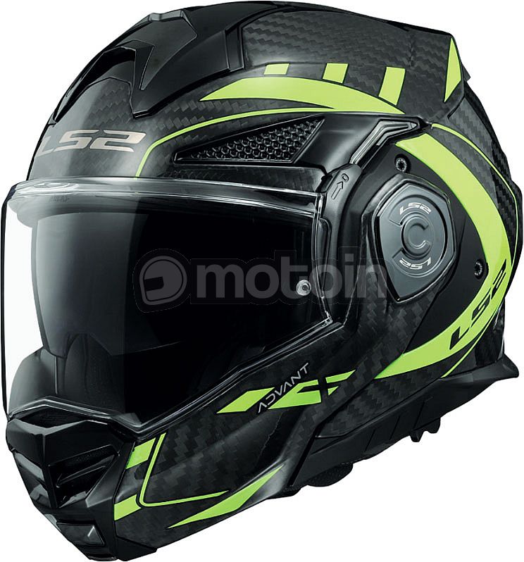 LS2 FF901 Advant X Carbon Solid Modular Helmet - New! Fast Shipping!