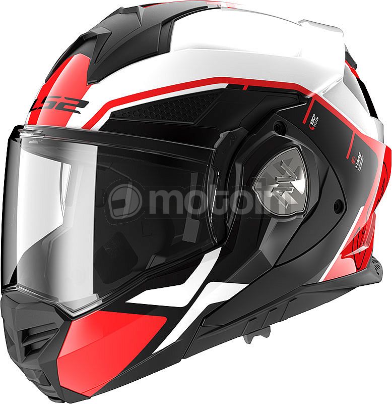 LS2 FF901 Advant x Metryk White Red Modular Helmet XL