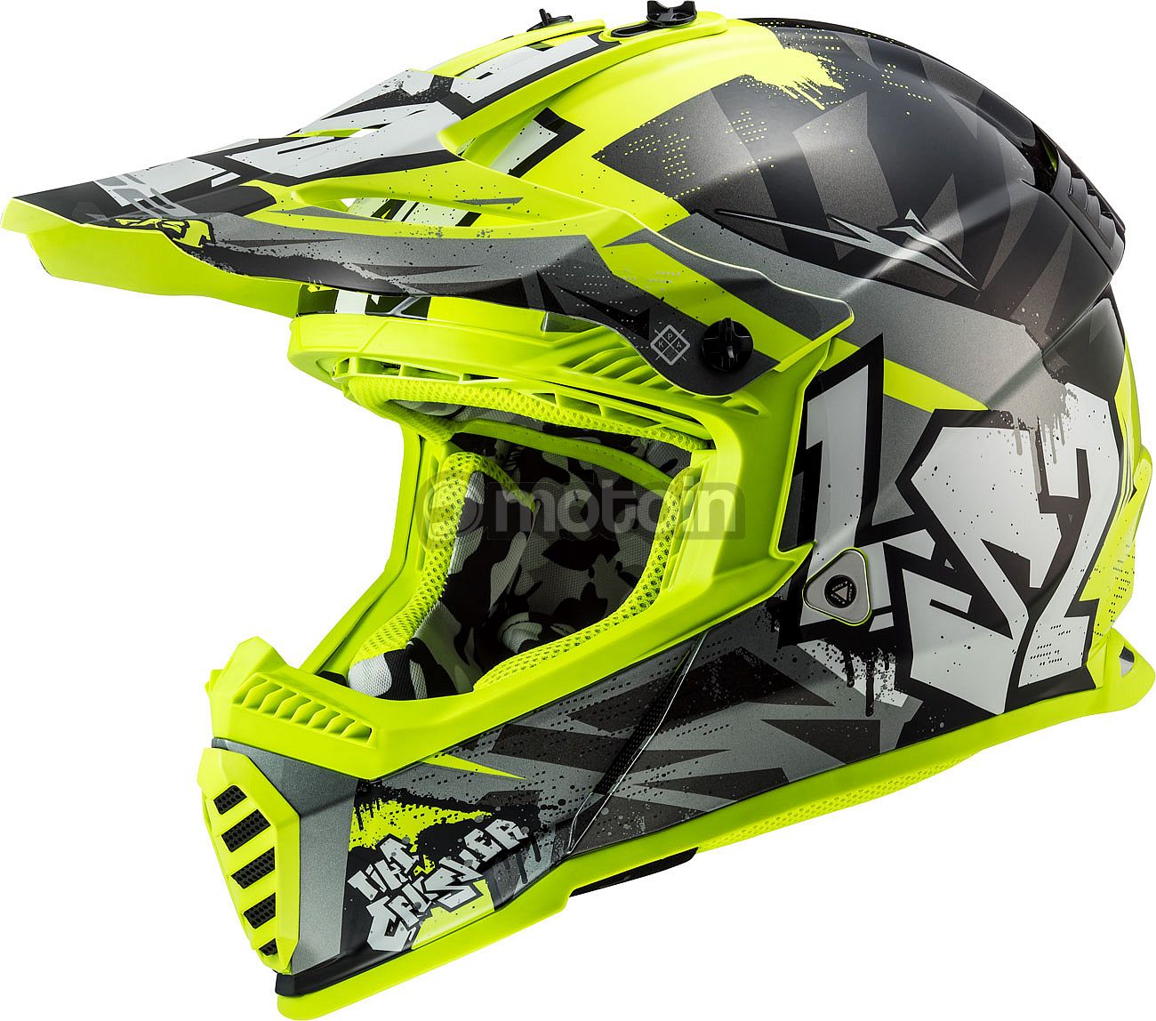 LS2 MX437J Fast Evo II Crusher, motocross helmet kids