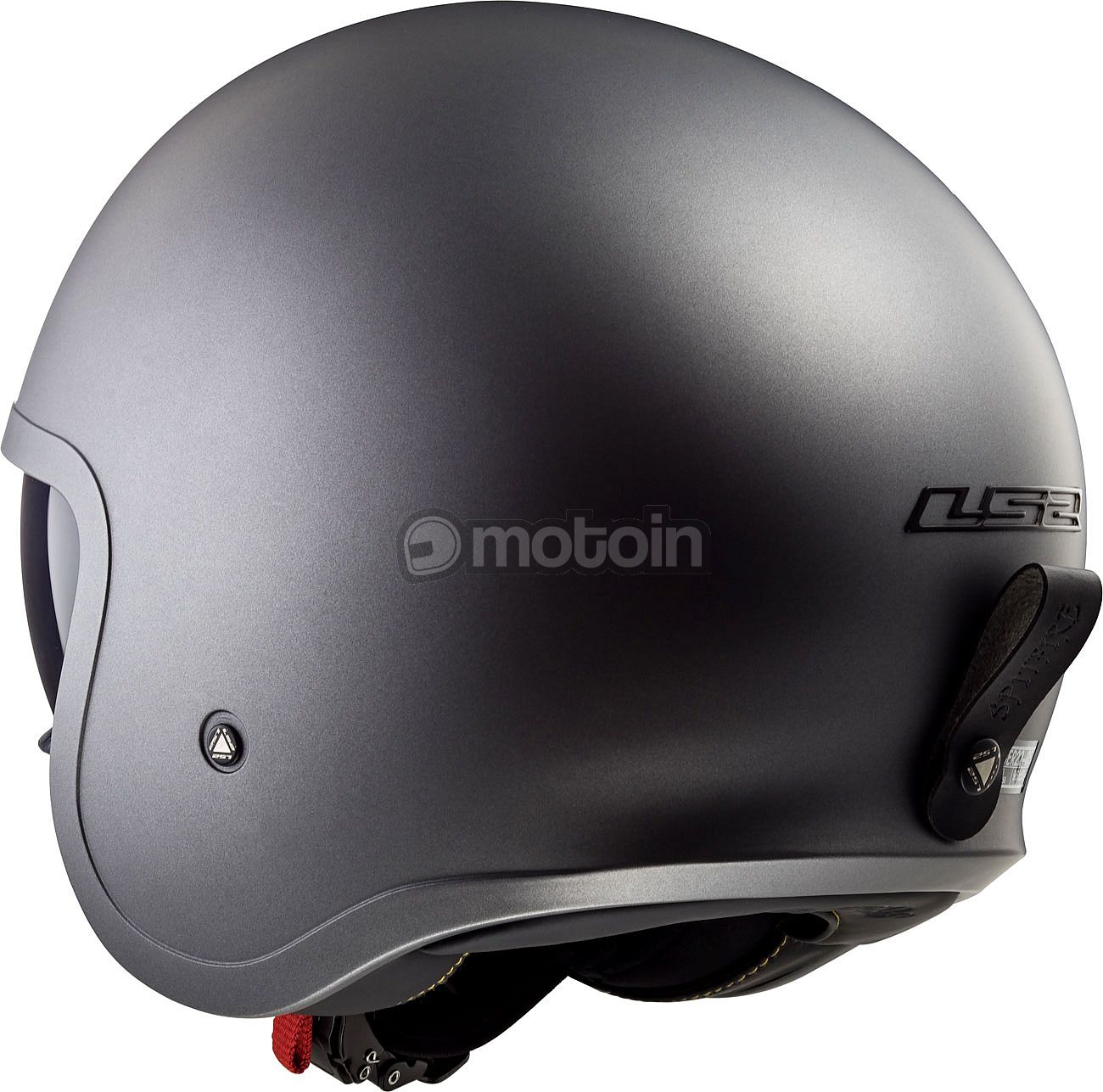 Casque Moto Jet LS2 Spitfire OF599 Matt Black - Rétro