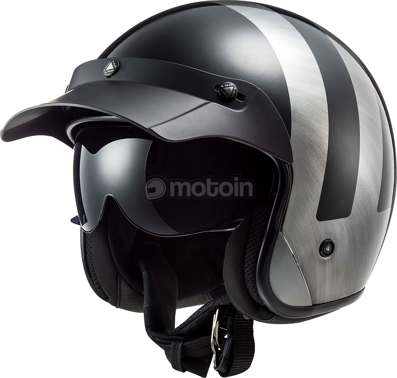 LS2 OF601 Bob HPFC Lines, jet helmet - motoin.de