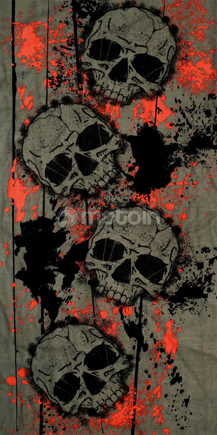 Modeka Bloody Skulls, multifunktionel hovedbeklædning