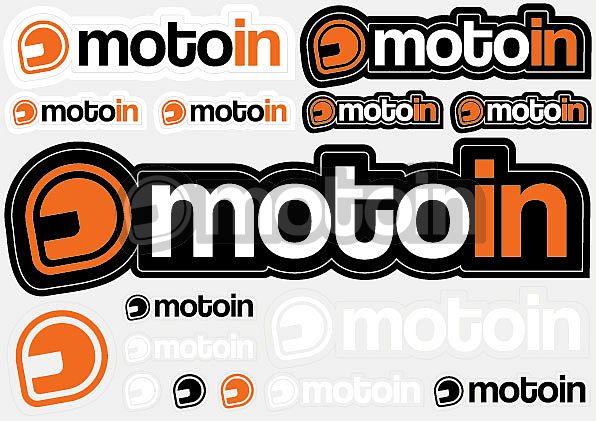 motoin Logo, jeu d'autocollants