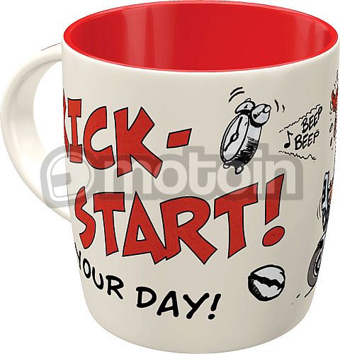 MOTOmania Kick-Start Your Day!, taza