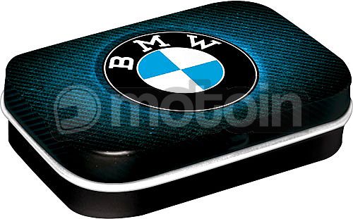 Nostalgic Art BMW - Logo Blue Shine, pudełko miętowe