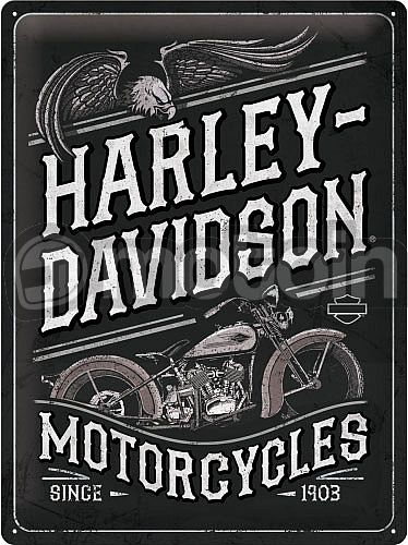 Nostalgic Art Harley-Davidson - Motorcycles, panneau en fer-blan
