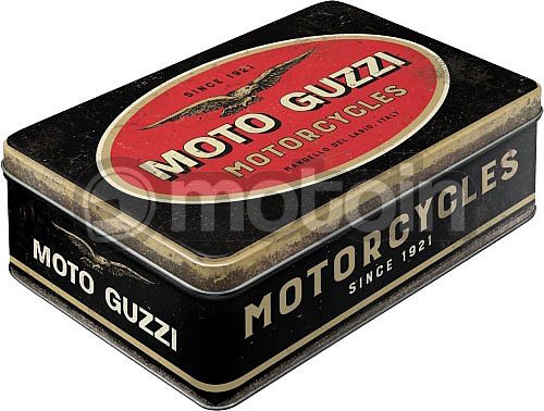 Nostalgic Art Moto Guzzi - Logo Motorcycles, blikken doos plat