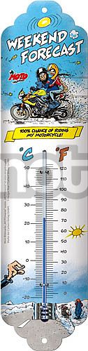 MOTOmania Weekend Forecast, Thermometer