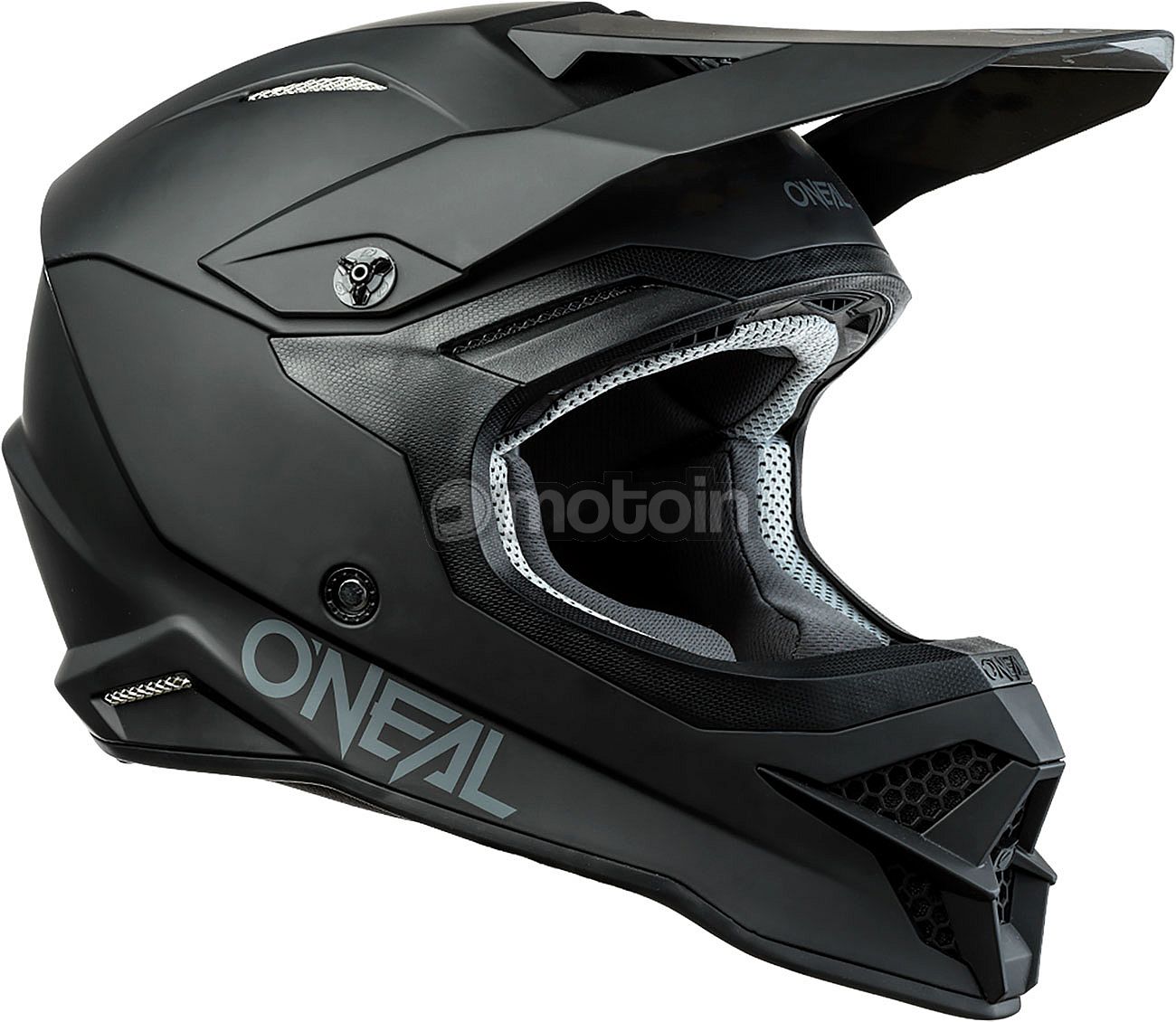 O'Neal 3 SRS Casco Hexx Negro/Blanco, XL